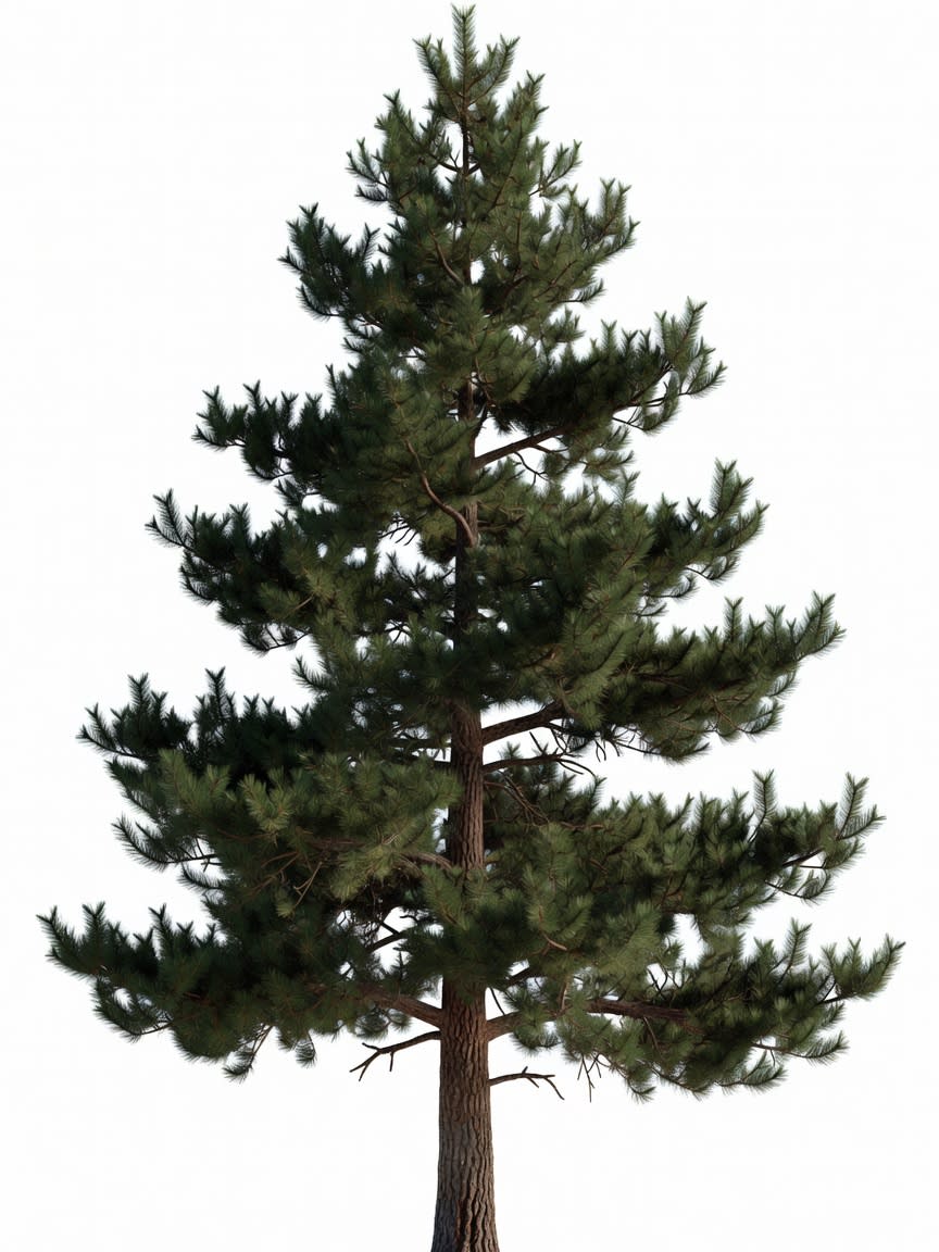 Photorealistic Pine Tree Reference