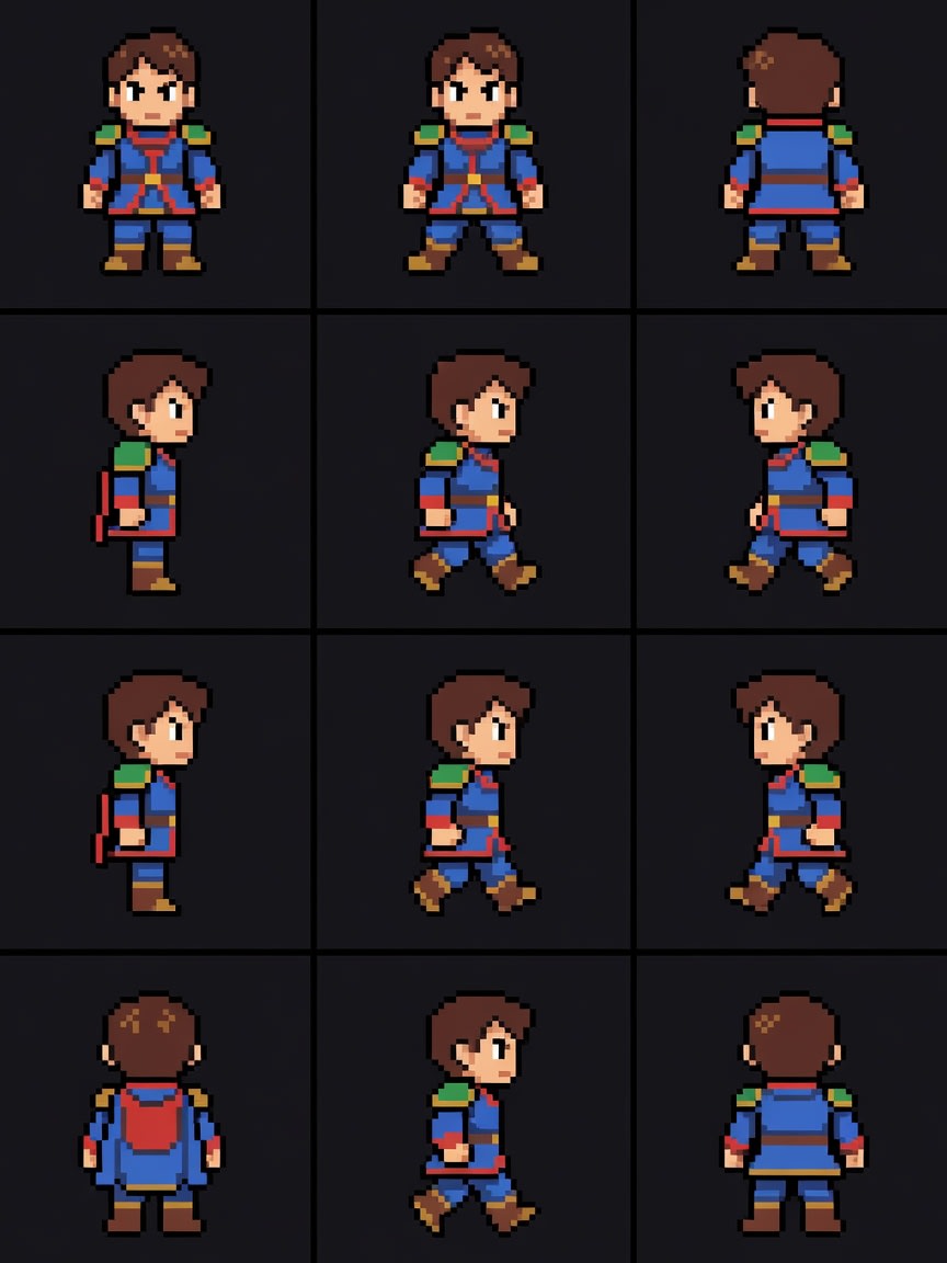 Player 24x24 Spritesheet