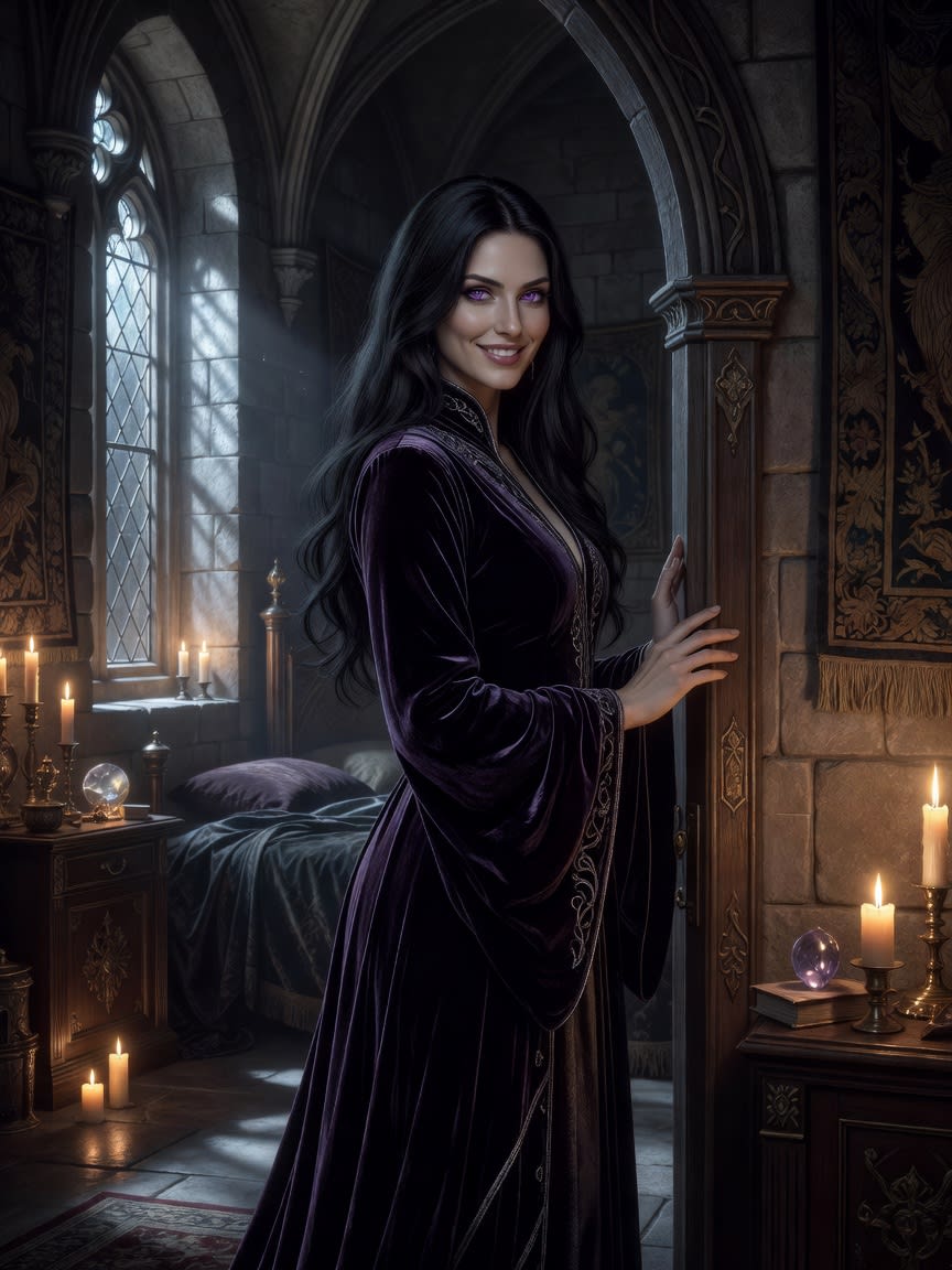 Night Visit - Mage at Door (3 / 3)