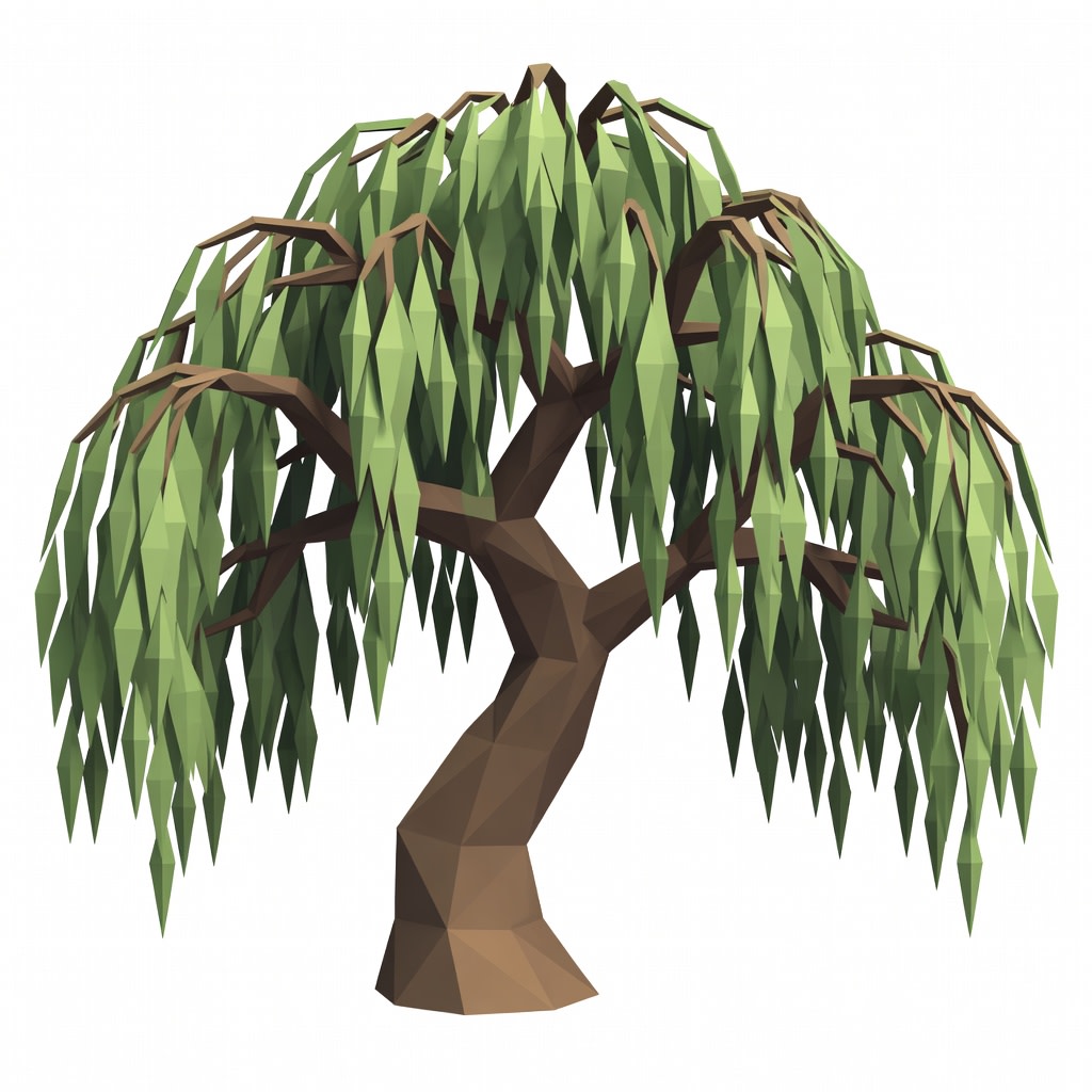 Low Poly Willow Tree Concept