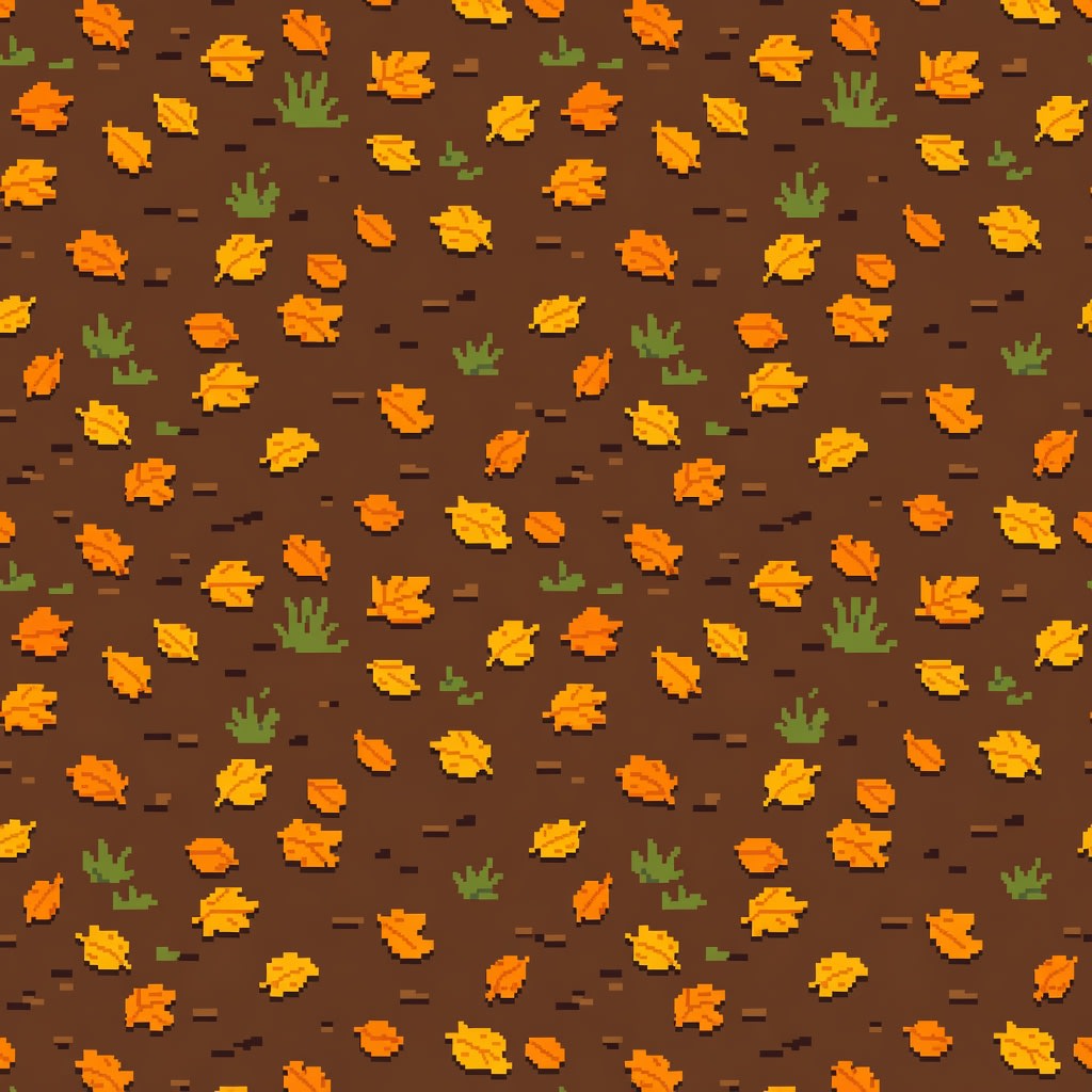 Autumn Ground Pixel Art