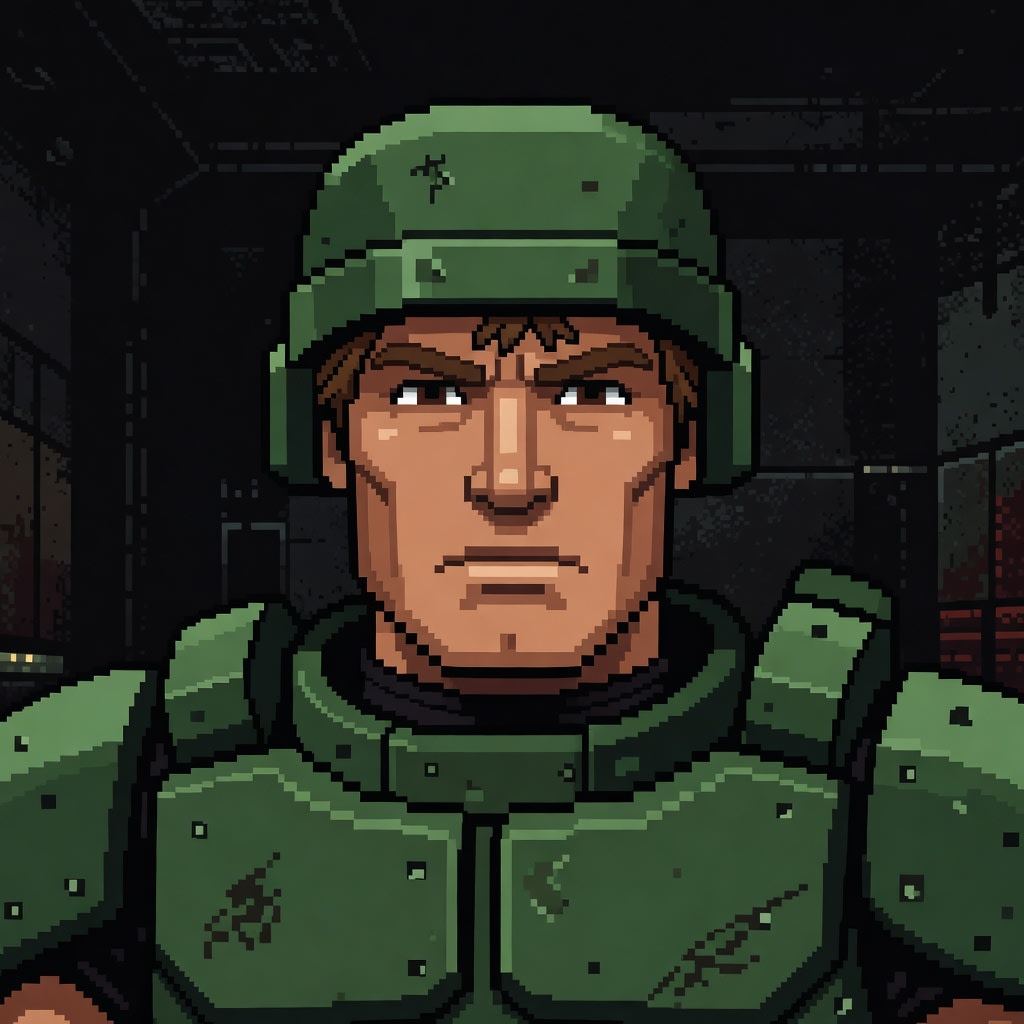 Doomguy Face Neutral
