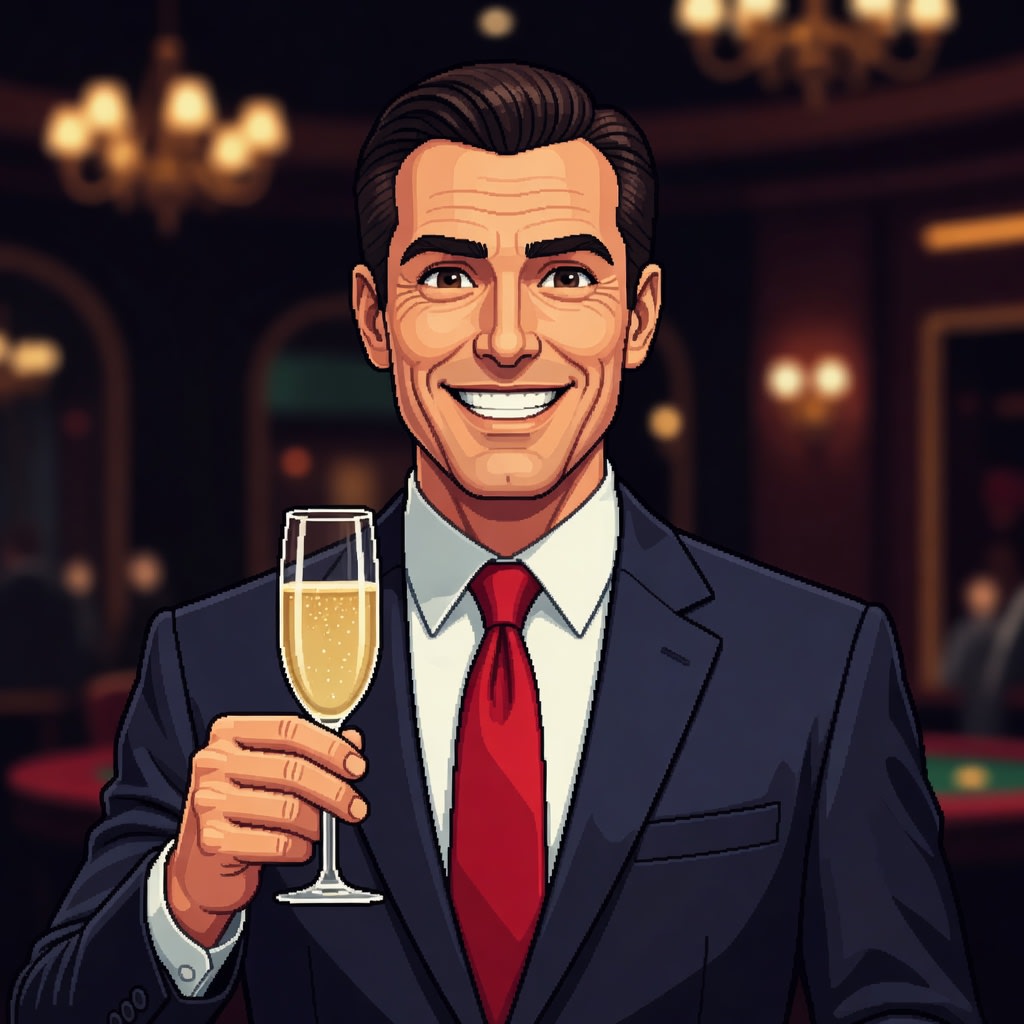 Gambler Face Jubilant