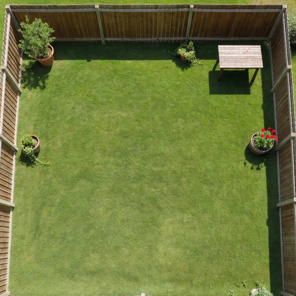 Flat Garden Map Concept