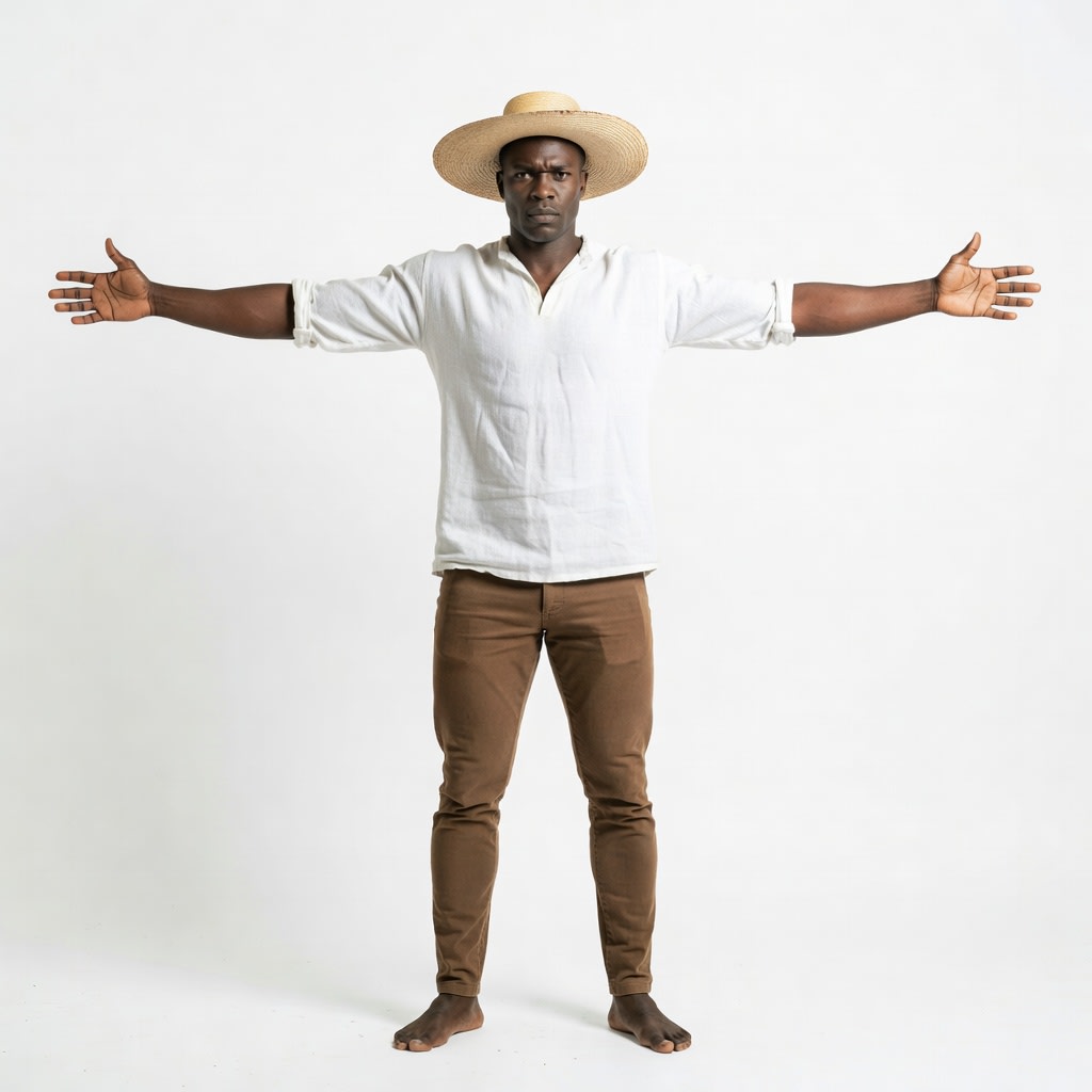 Haitian Soldier - Straw Hat Rank