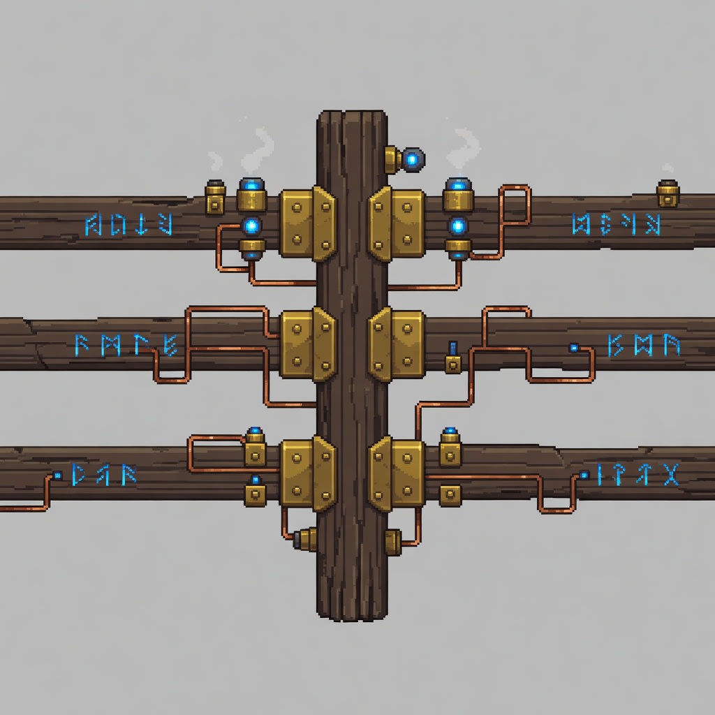 Cyberpunk Fantasy Fence (2 / 2)