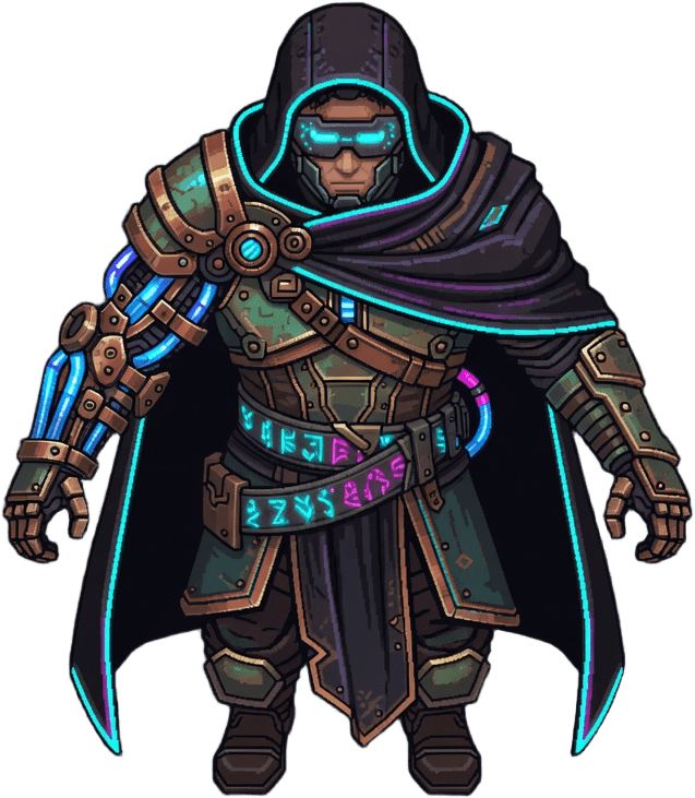 Cyberpunk Adventurer Player (2 / 2)