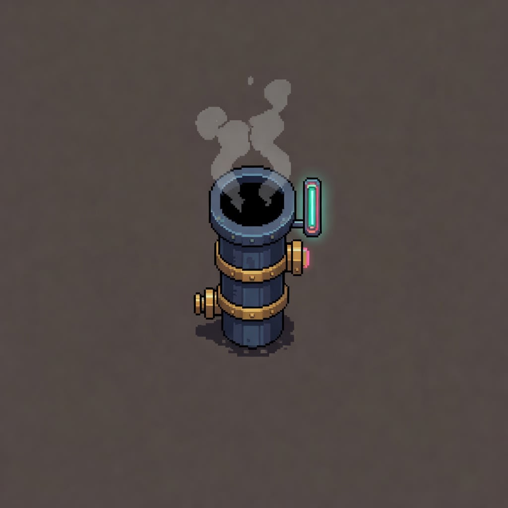 Steam Vent - Pixel Art Prop (2 / 2)