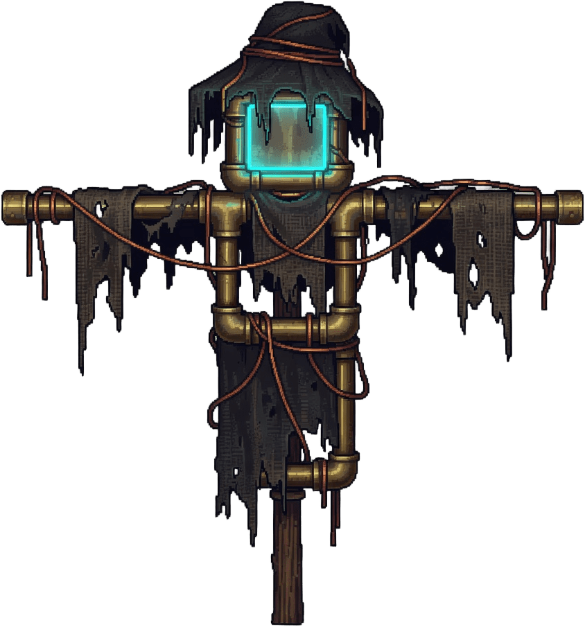 Magitech Scarecrow - Pixel Art