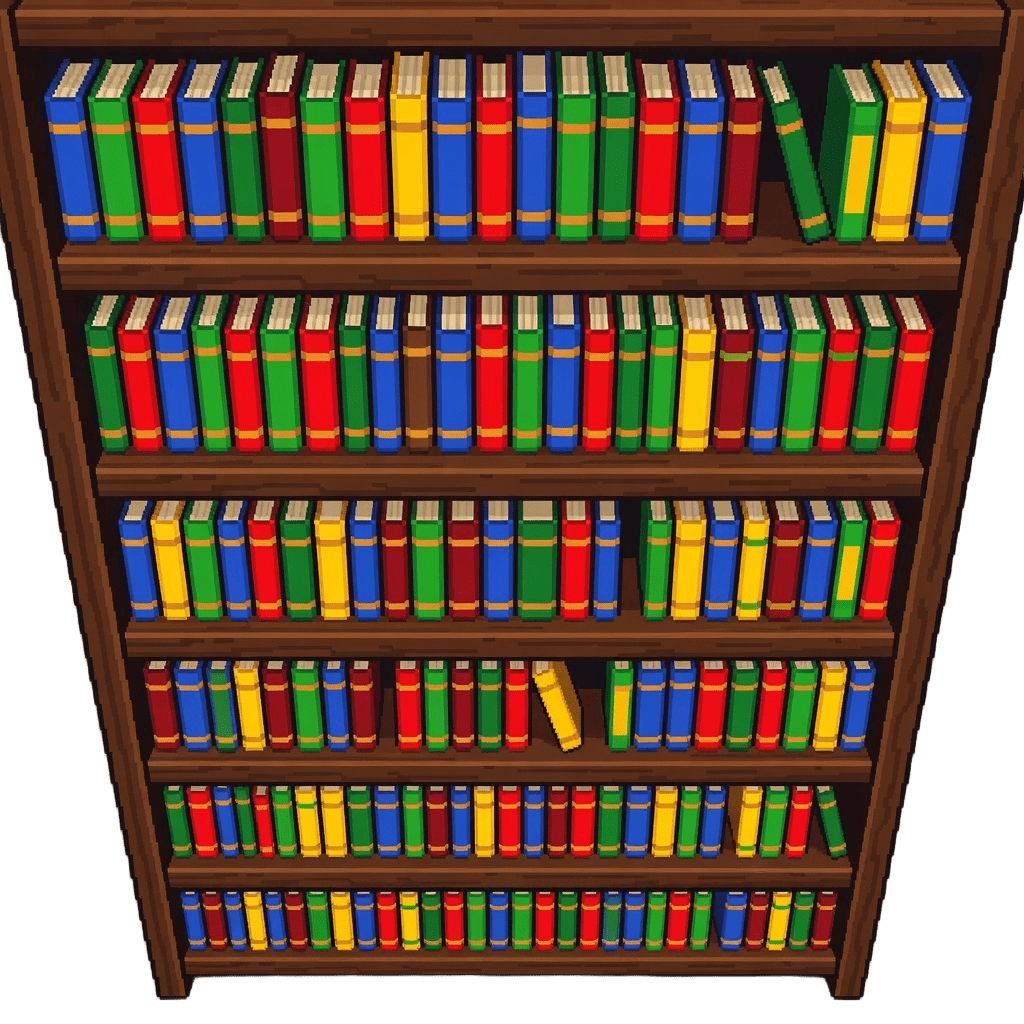 Bookshelf - Pixel Art