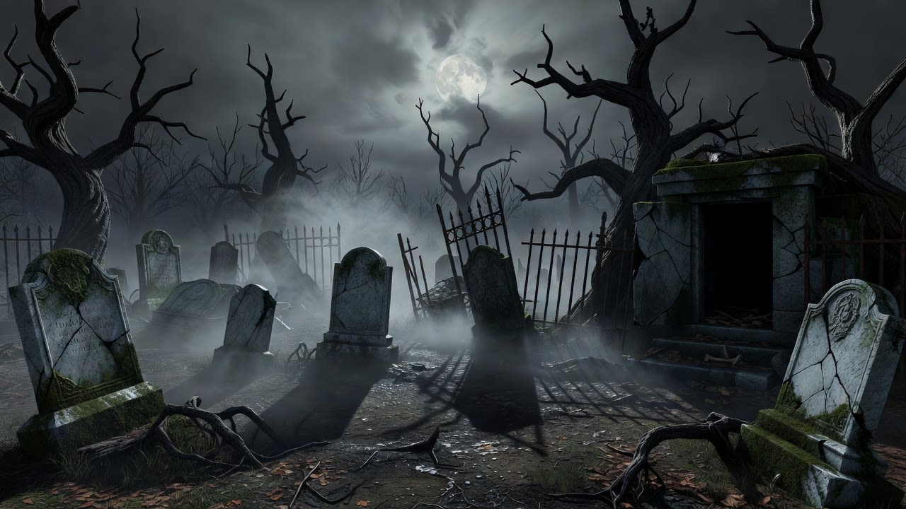 Cemetery Level Background