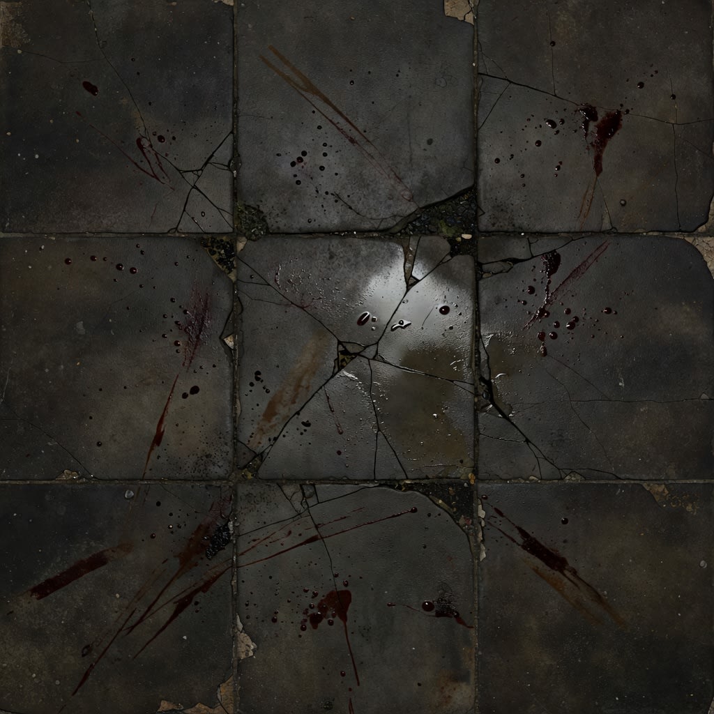 Blood-Stained Morgue Floor (1 / 2)