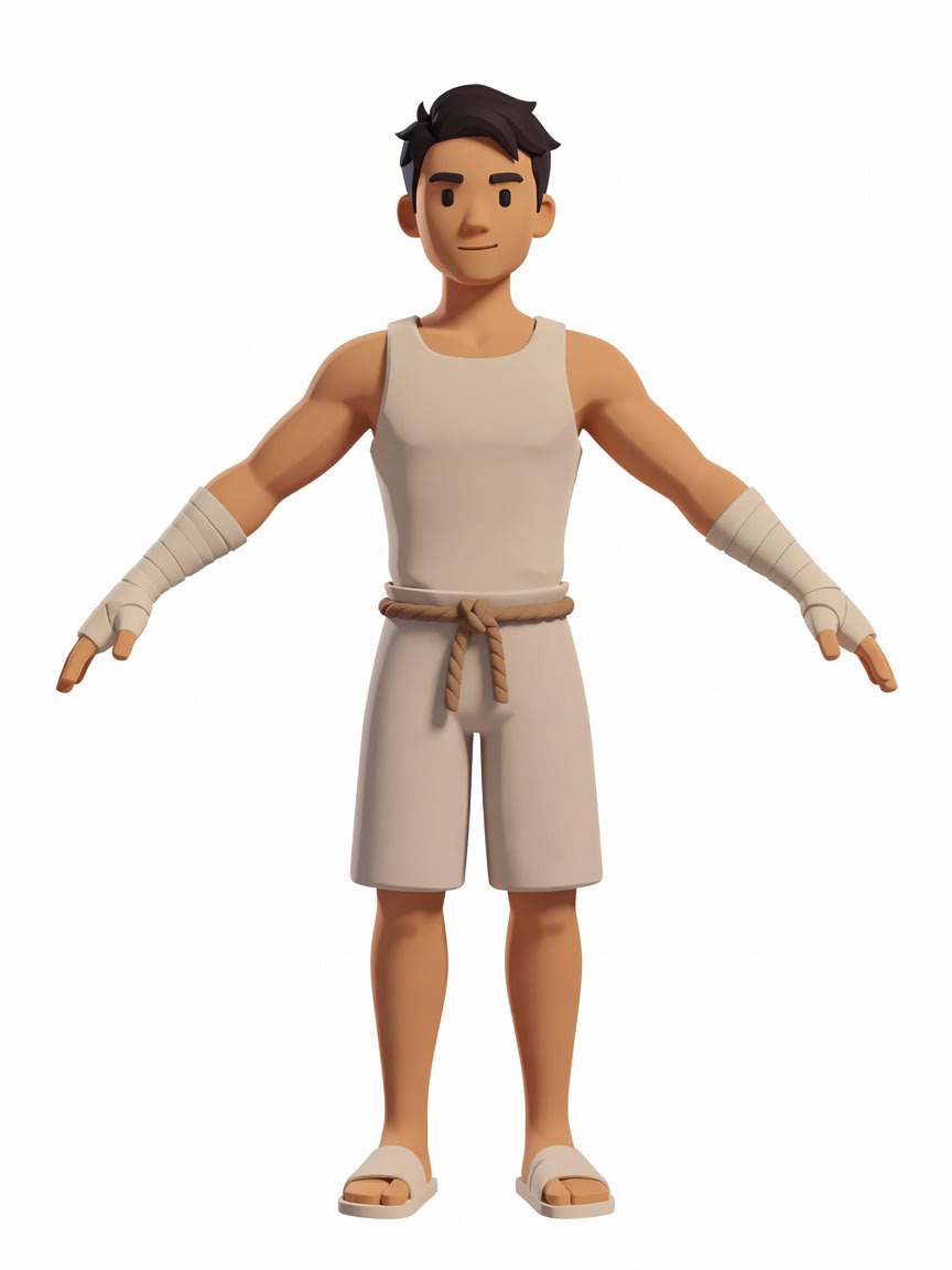 Vagrant Muna - Smooth LowPoly (1 / 2)