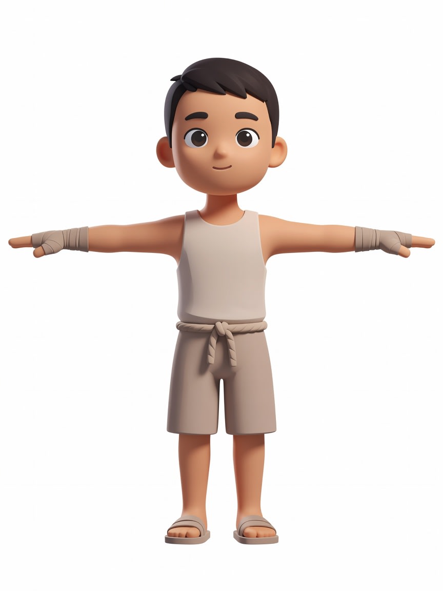 Vagrant Muna - Anime Face LowPoly (1 / 2)