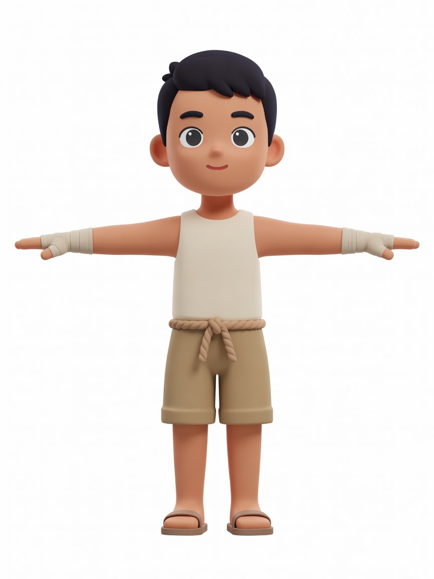 Vagrant Muna - Anime Face LowPoly (2 / 2)