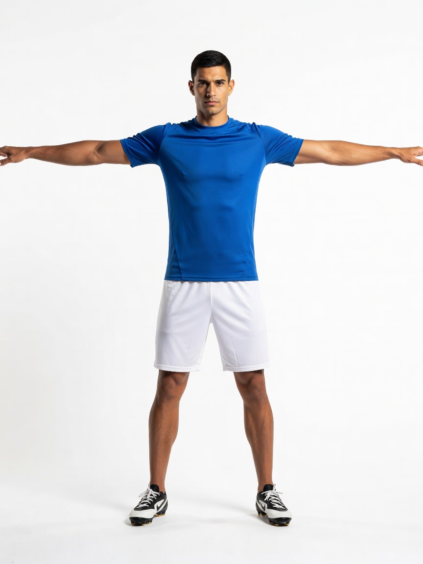 Football Player Blue Kit (2 / 2)