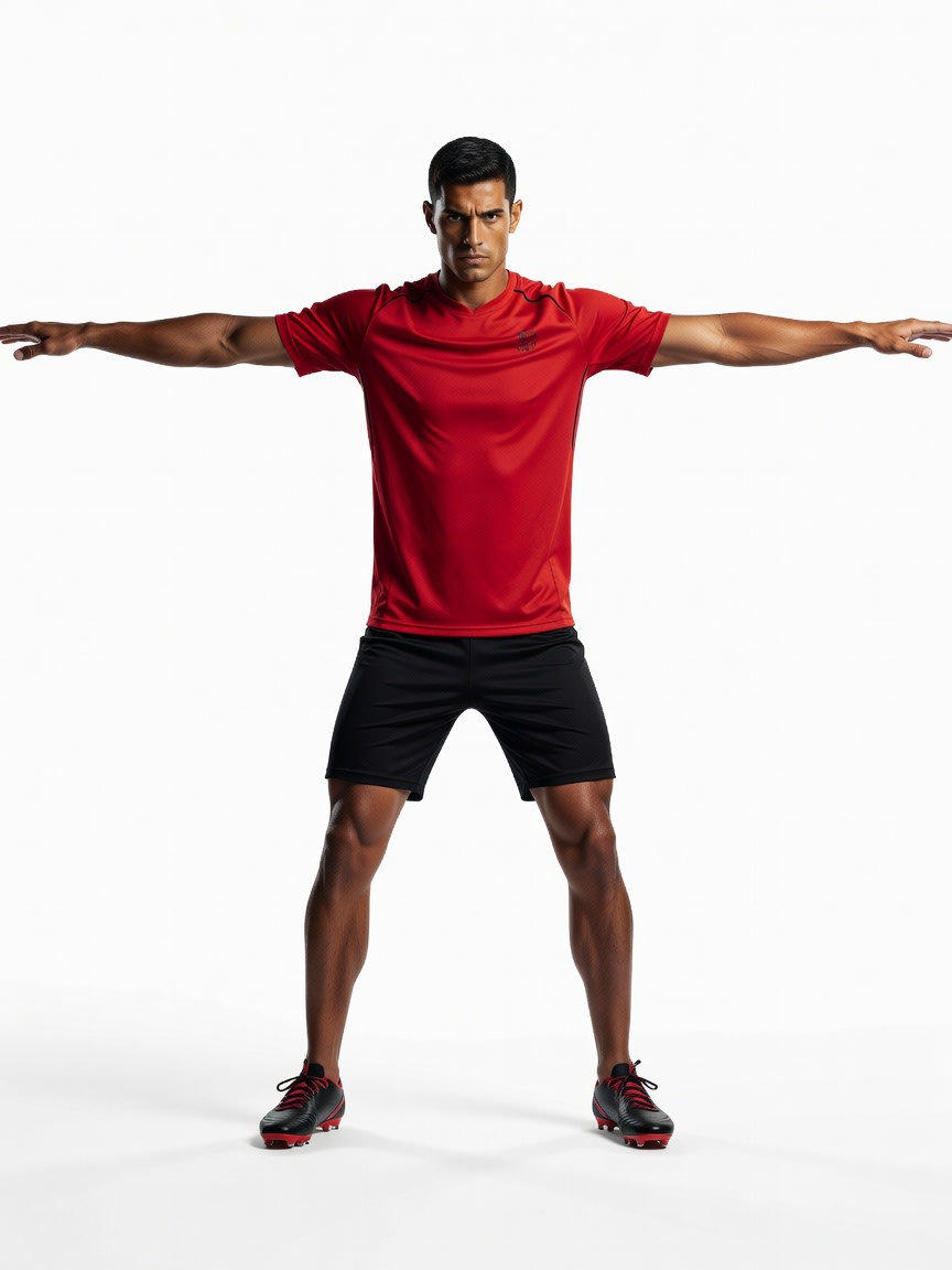 Football Player Red Kit (2 / 2)