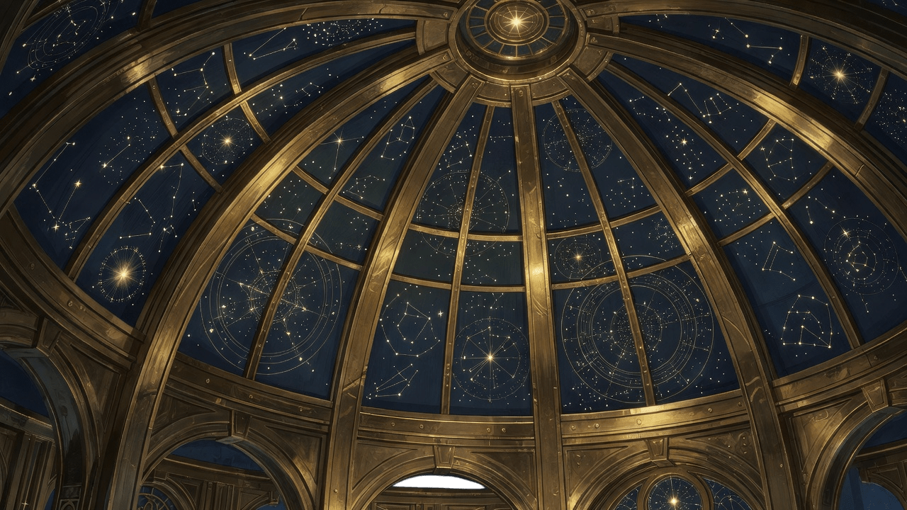 Dome Architecture Artwork Card