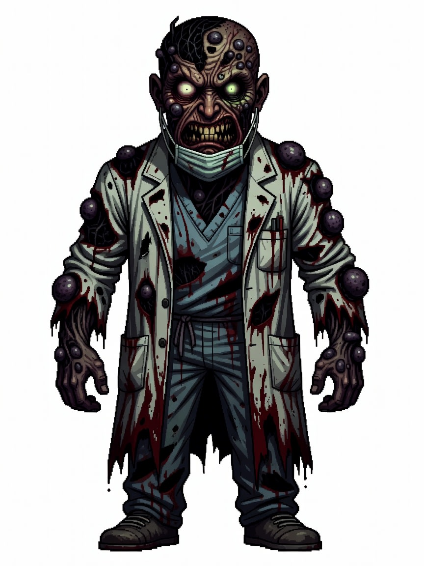 Dr. Gravesend - Pixel Art Concept (1 / 3)