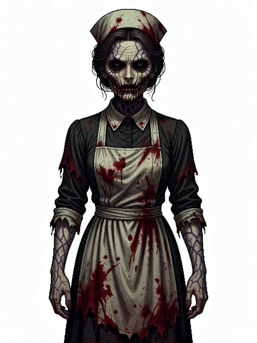 Sister Agony - Pixel Art Concept (3 / 3)