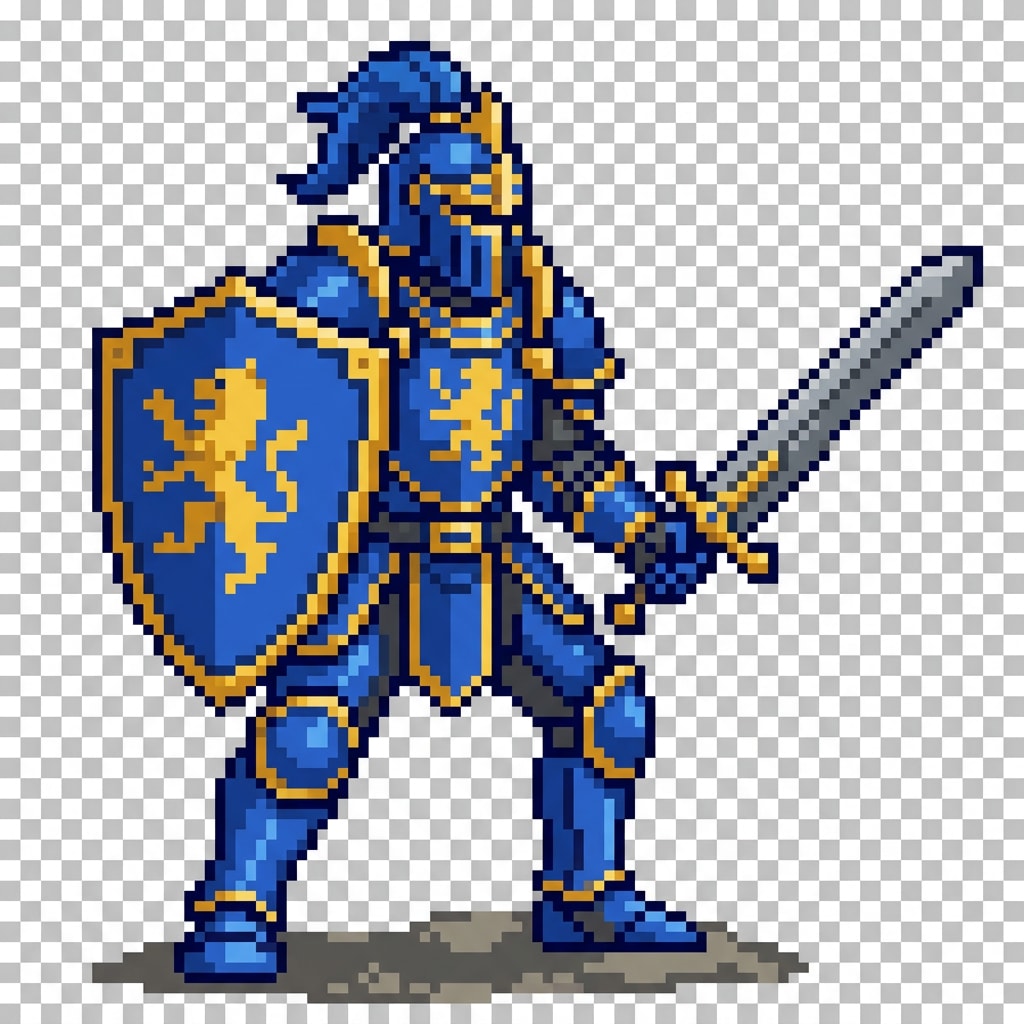 Aldric - Pixel Battle Sprite (2 / 2)