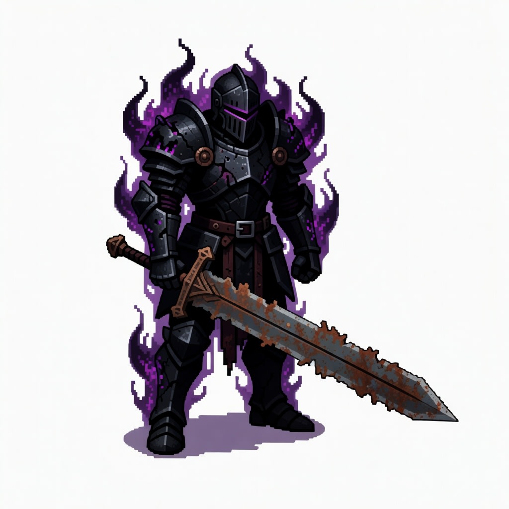 Corrupted Lumina Knight - Dark Armor (3 / 4)