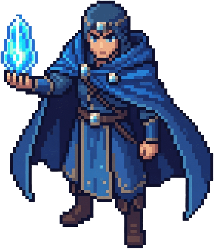 Hero Summoner - Blue Cloak (1 / 4)