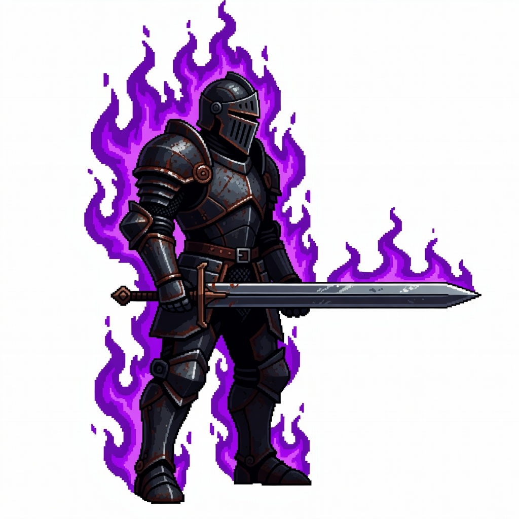 Dark Knight - Player Sprite (4 / 4)