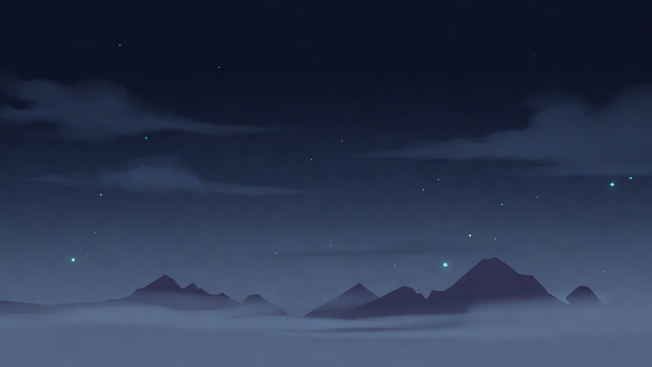 Parallax Layer 1 - Sky and Mountains