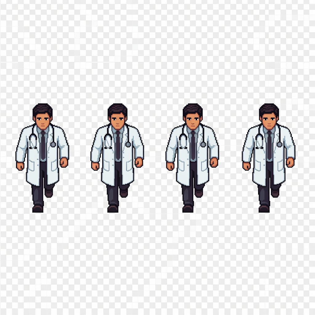 Doctor Walk Cycle Sheet