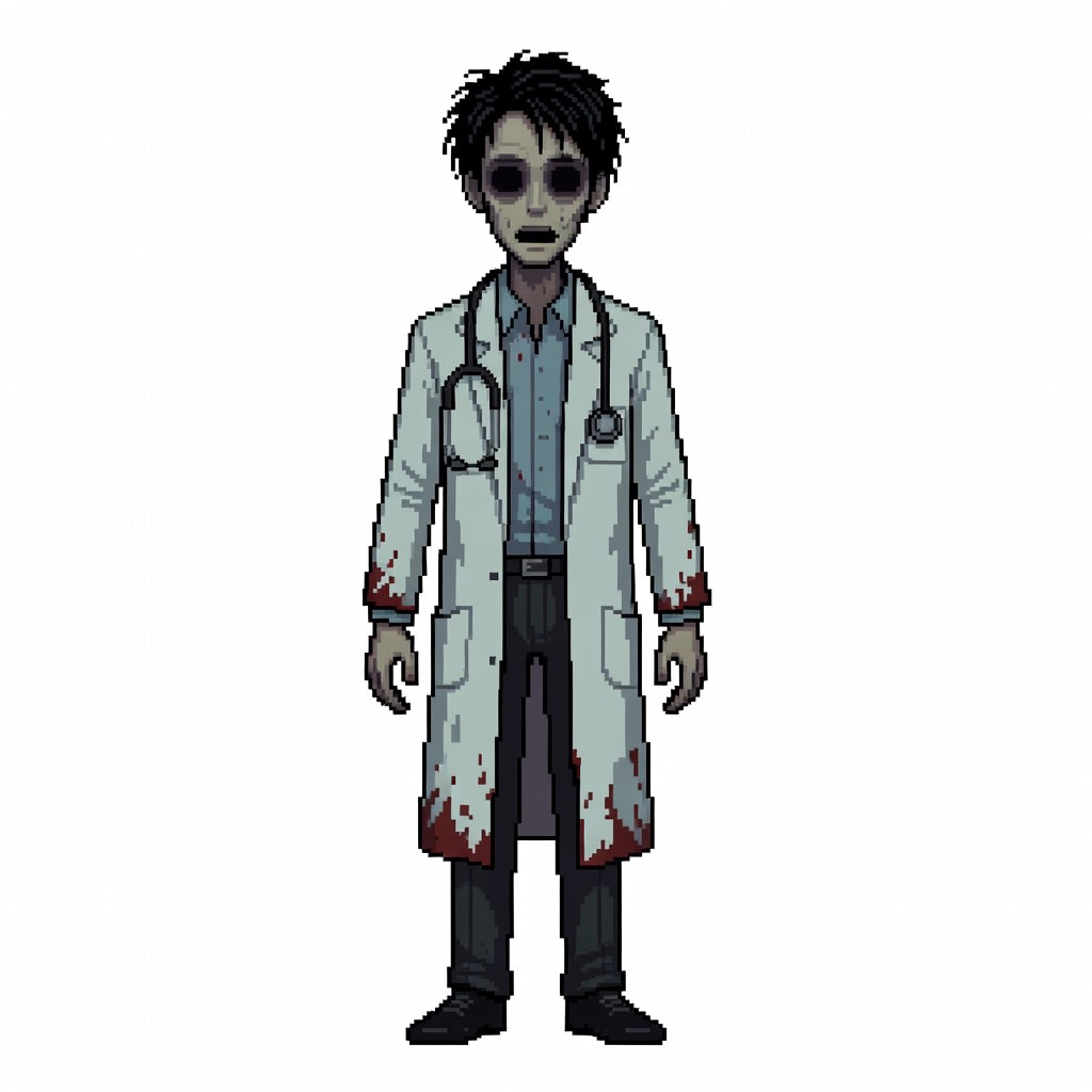 Doctor Normal Enemy Pixel Art (2 / 4)