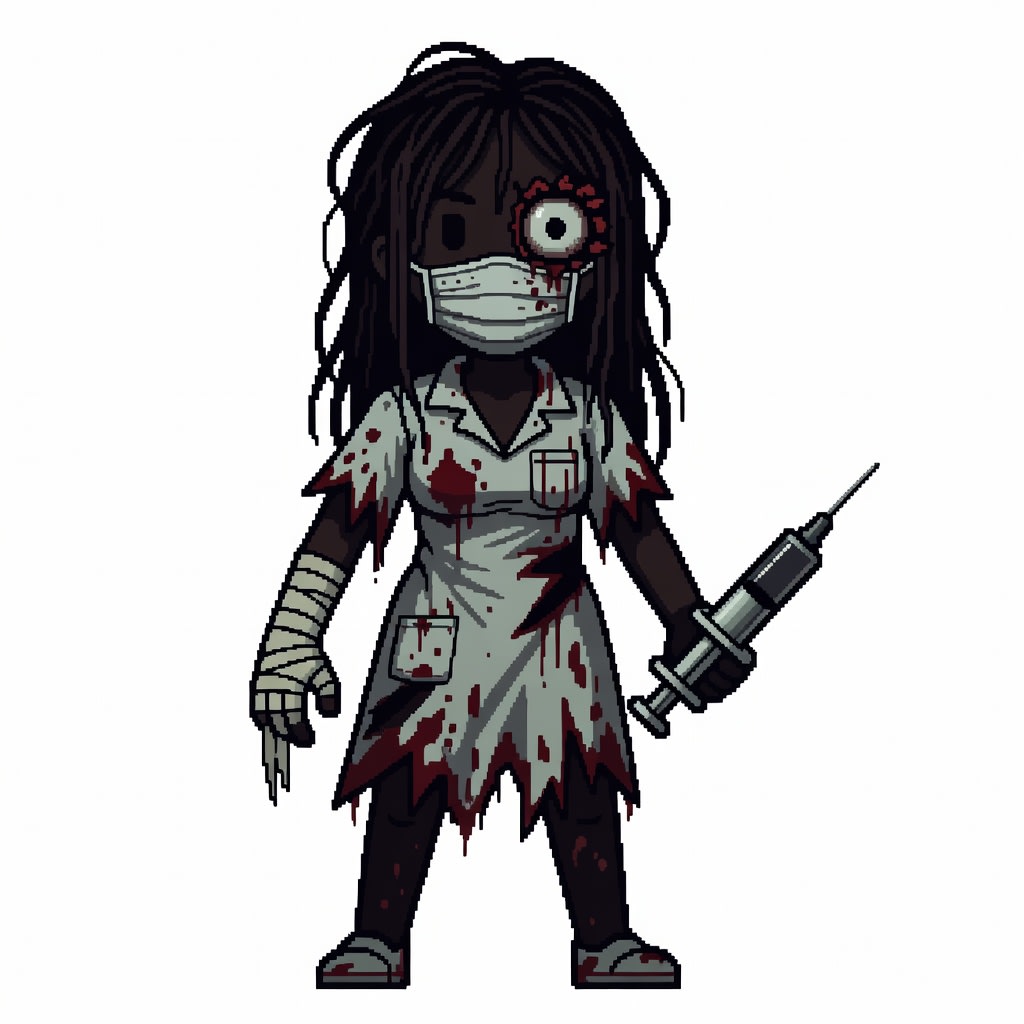 Nurse Normal Enemy Pixel Art (3 / 4)