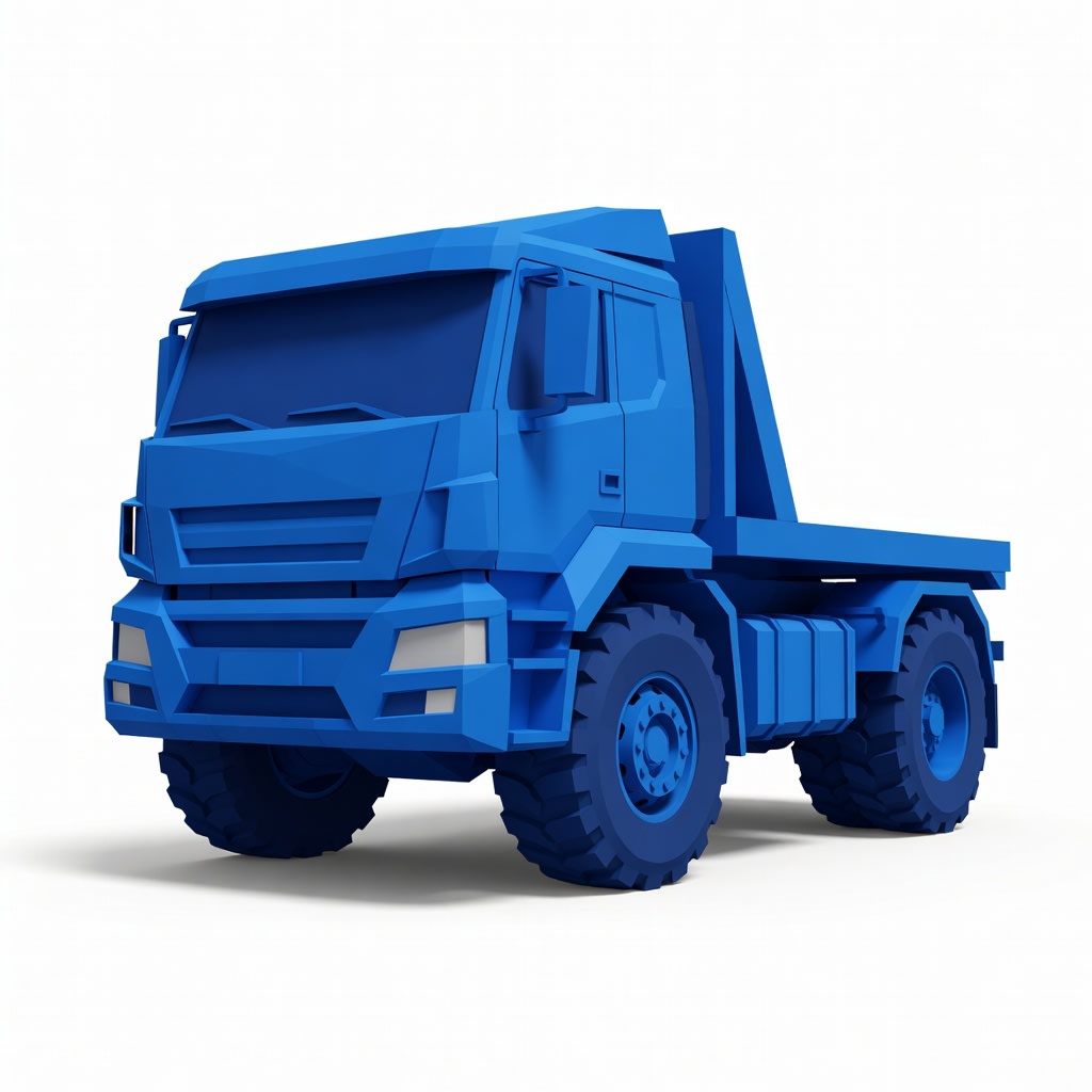 Heavy Truck - Blue