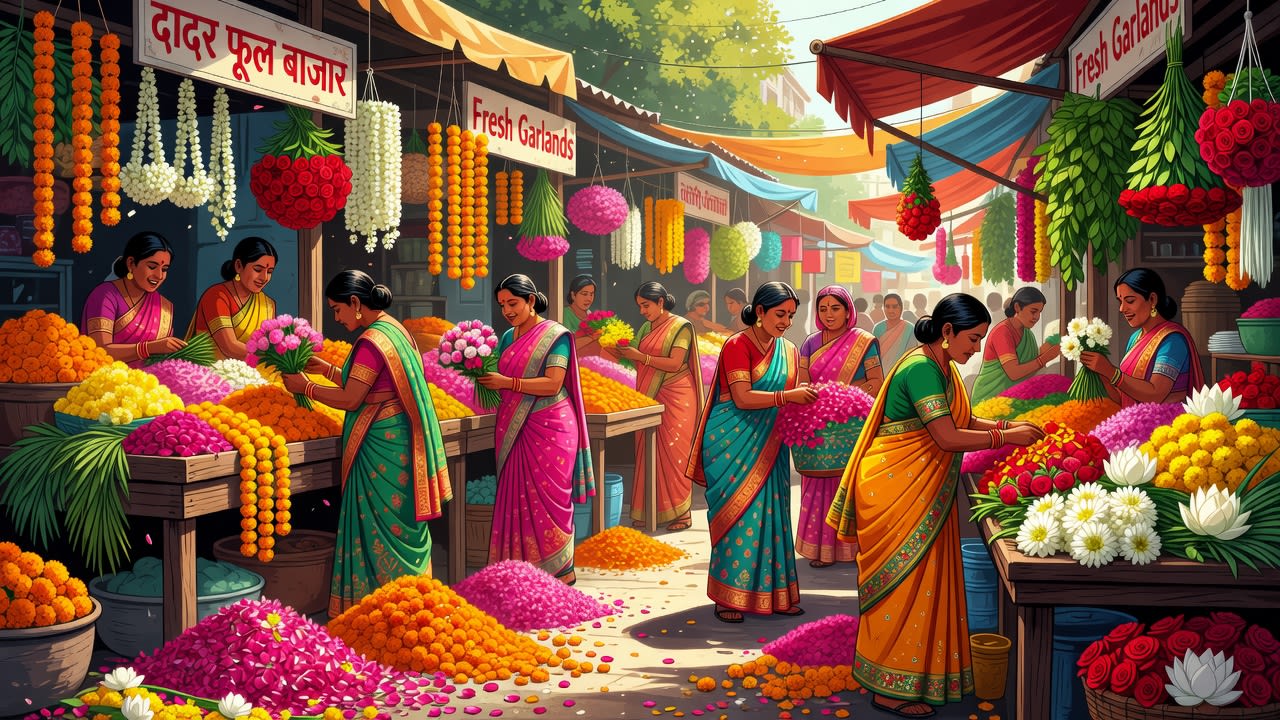 Dadar Flower Market - Level 3 Background (1 / 2)