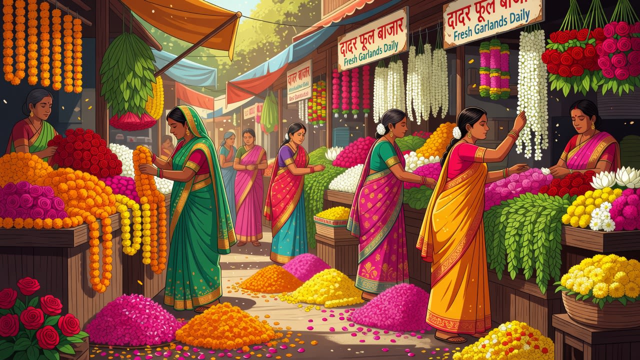 Dadar Flower Market - Level 3 Background (2 / 2)