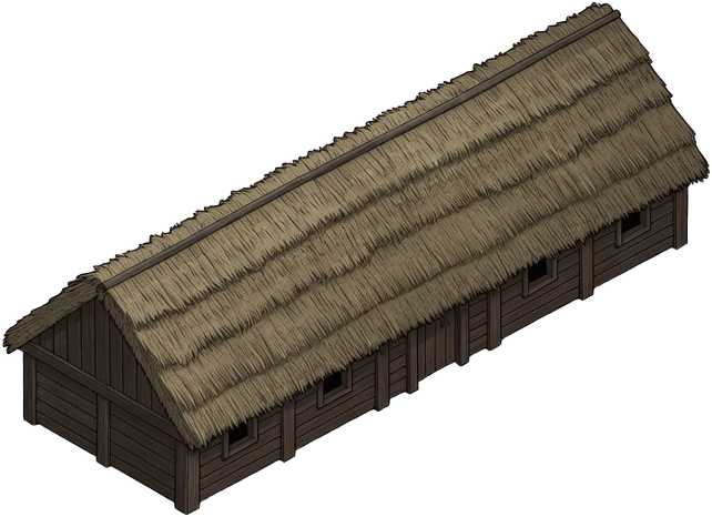 Viking Longhouse Sprite (1 / 3)