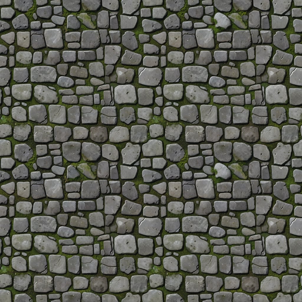 Medieval Cobblestone Path