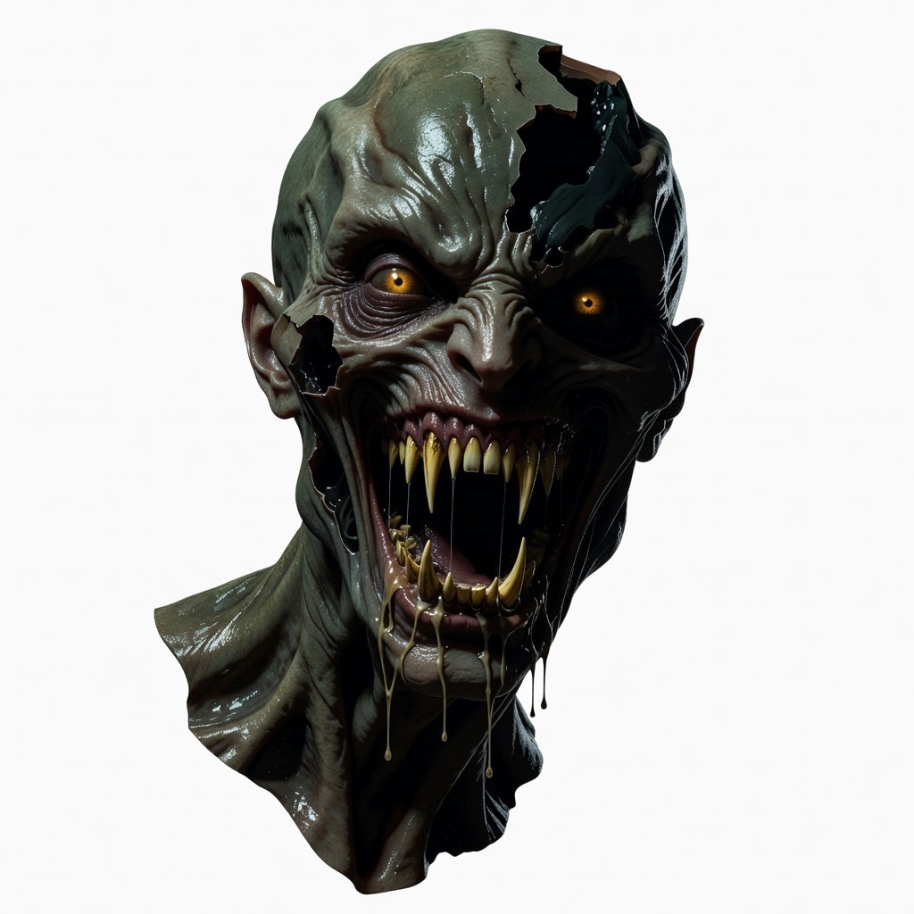 Jumpscare Monster Face Concept (1 / 2)