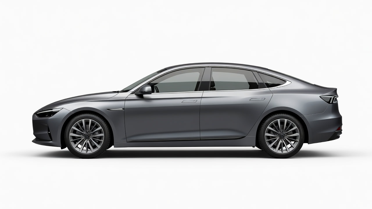 Sedan Car Side Profile