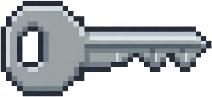 Keys Pixel Art Icon