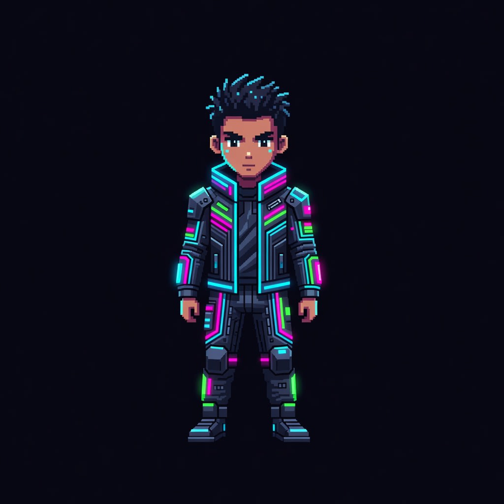Cyberpunk Pixel Fiu
