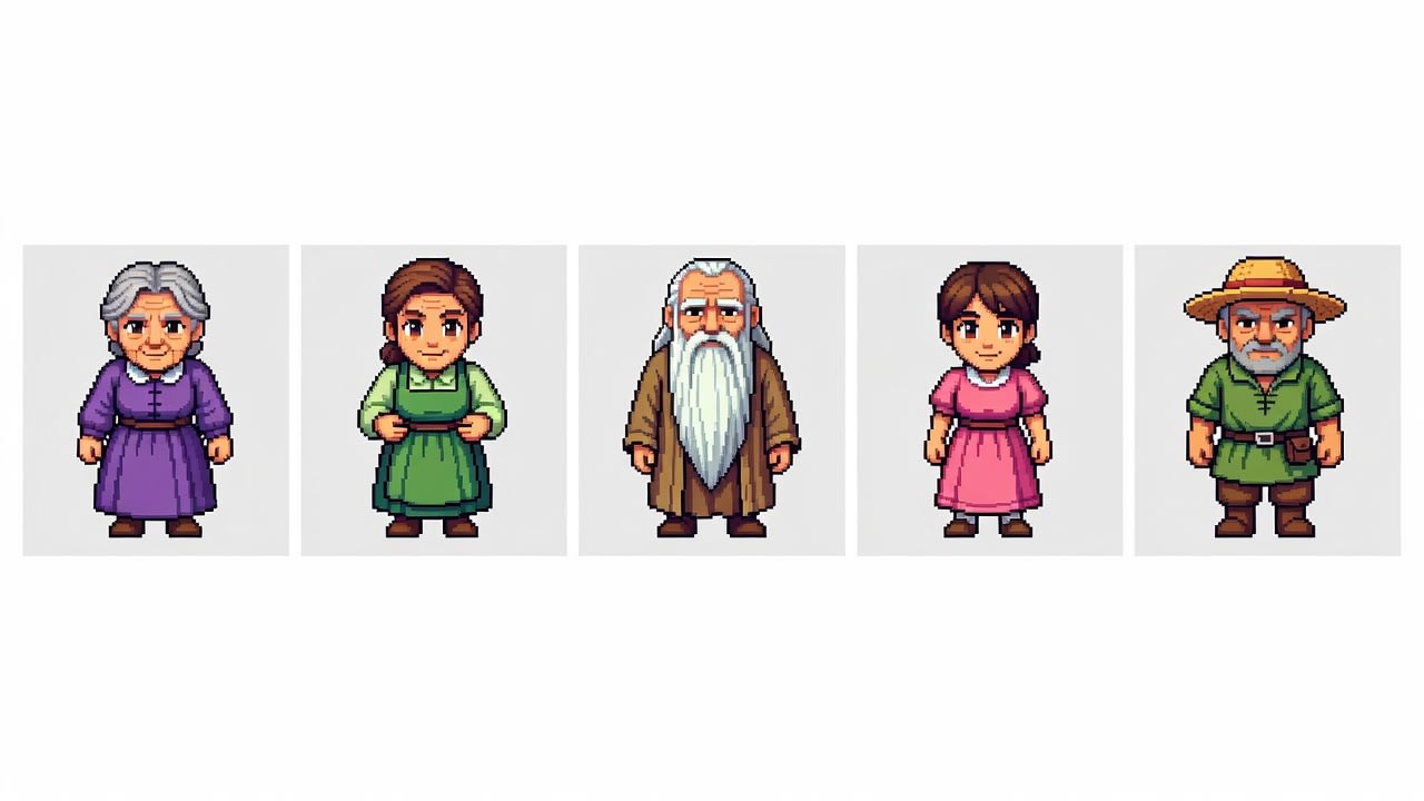 Ashbrook Villager NPC Sprites (1 / 2)
