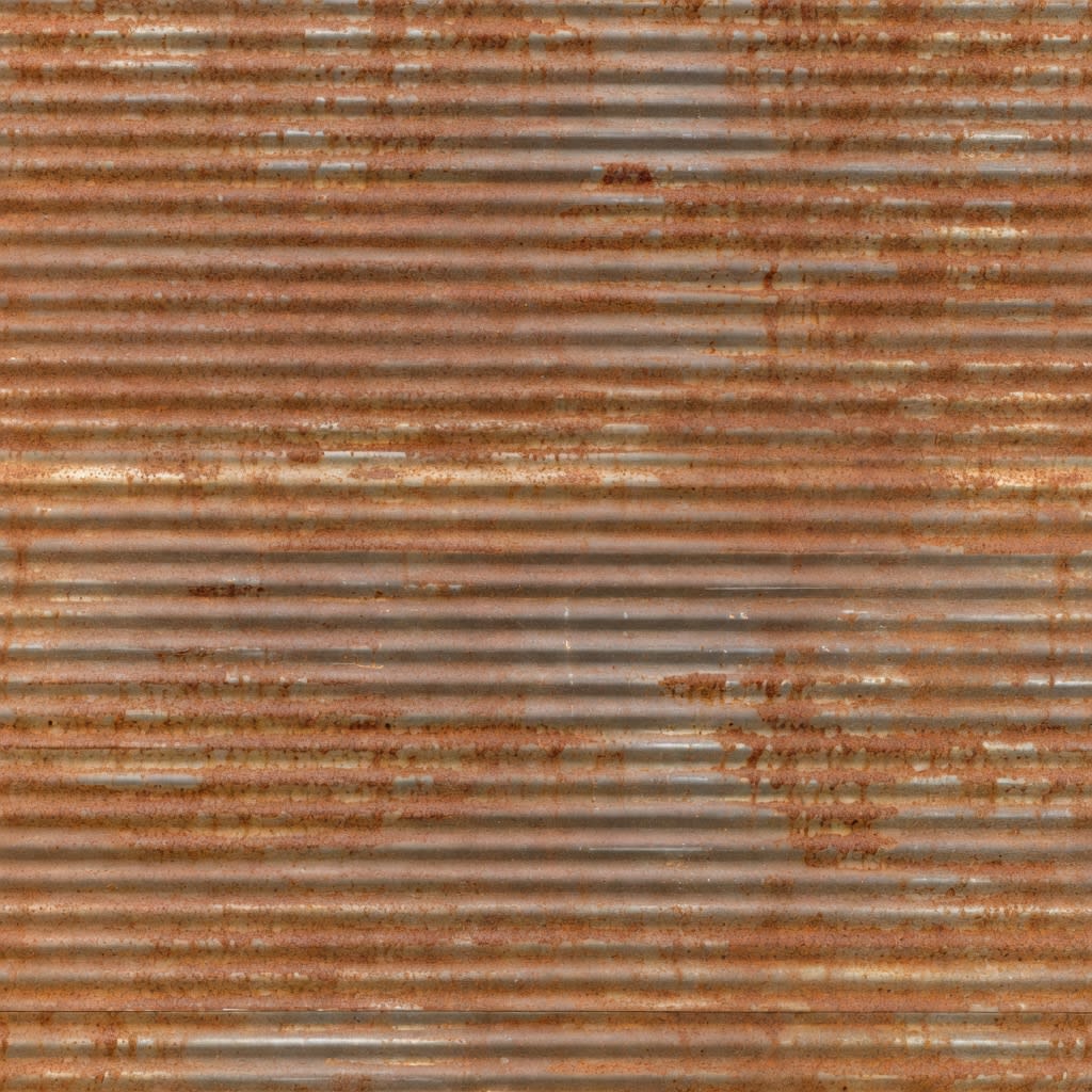 Rusty Corrugated Metal