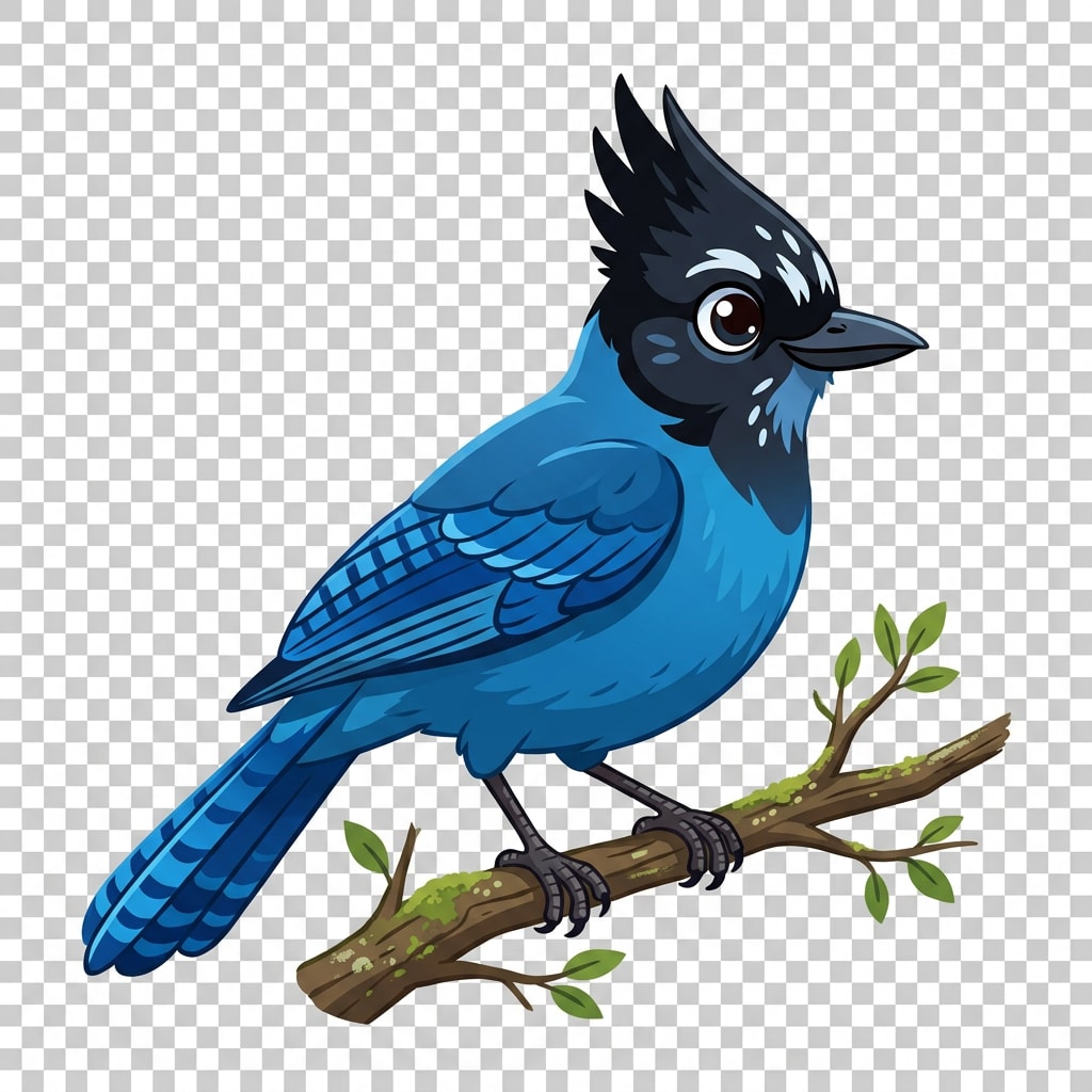 Steller's Jay Character (2 / 4)