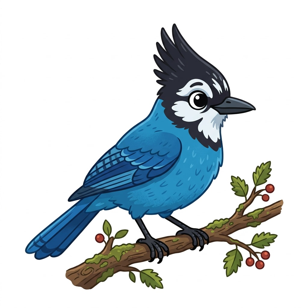 Steller's Jay Character (4 / 4)