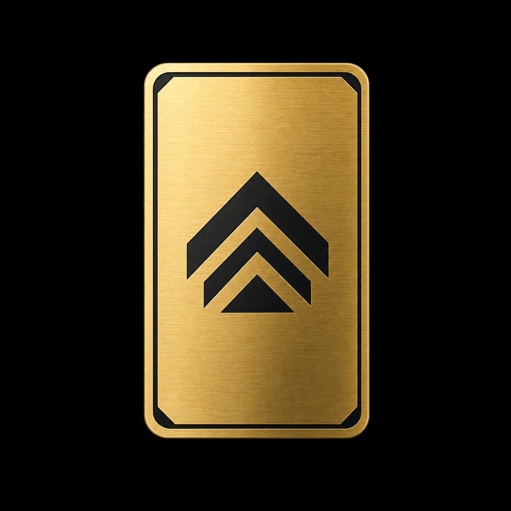 Gold Access Card - Chevron