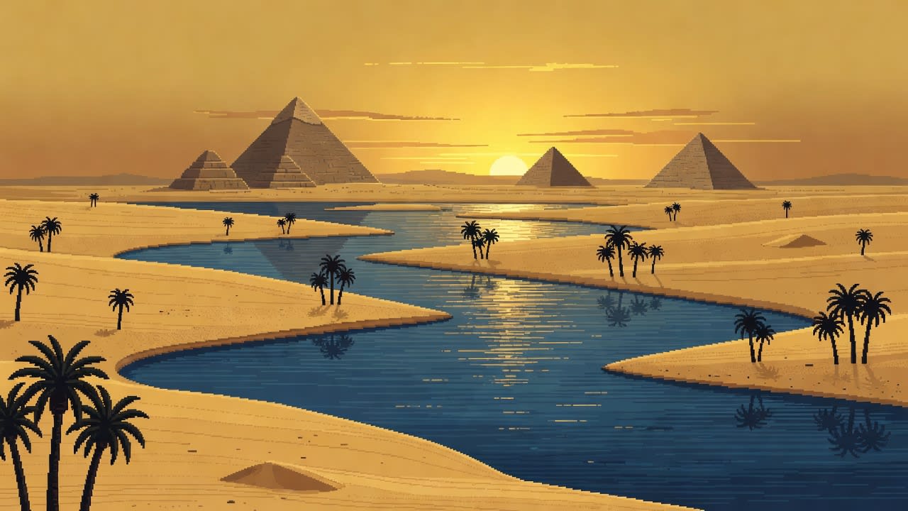 Egypt Nile Backdrop