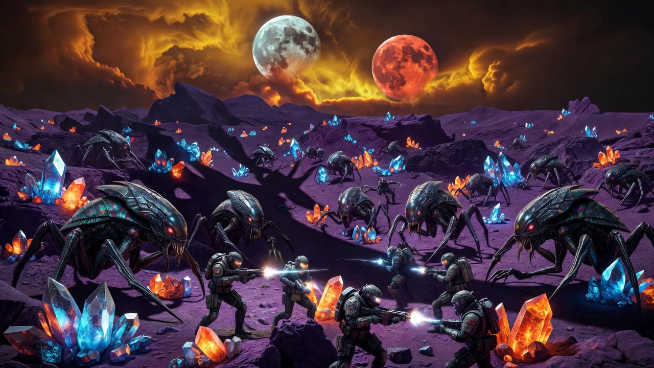 Alien Battlefield Background (2 / 2)