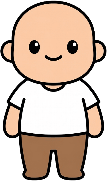 Character White Top Brown Pants (2 / 2)
