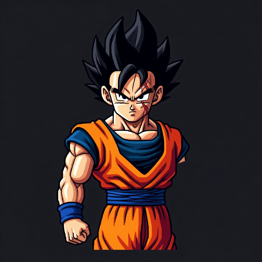 Alexander - Future Gohan pixel art